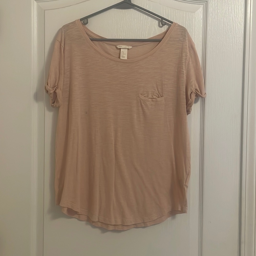 Basic Blush Pink H&M T-Shirt, Size M
